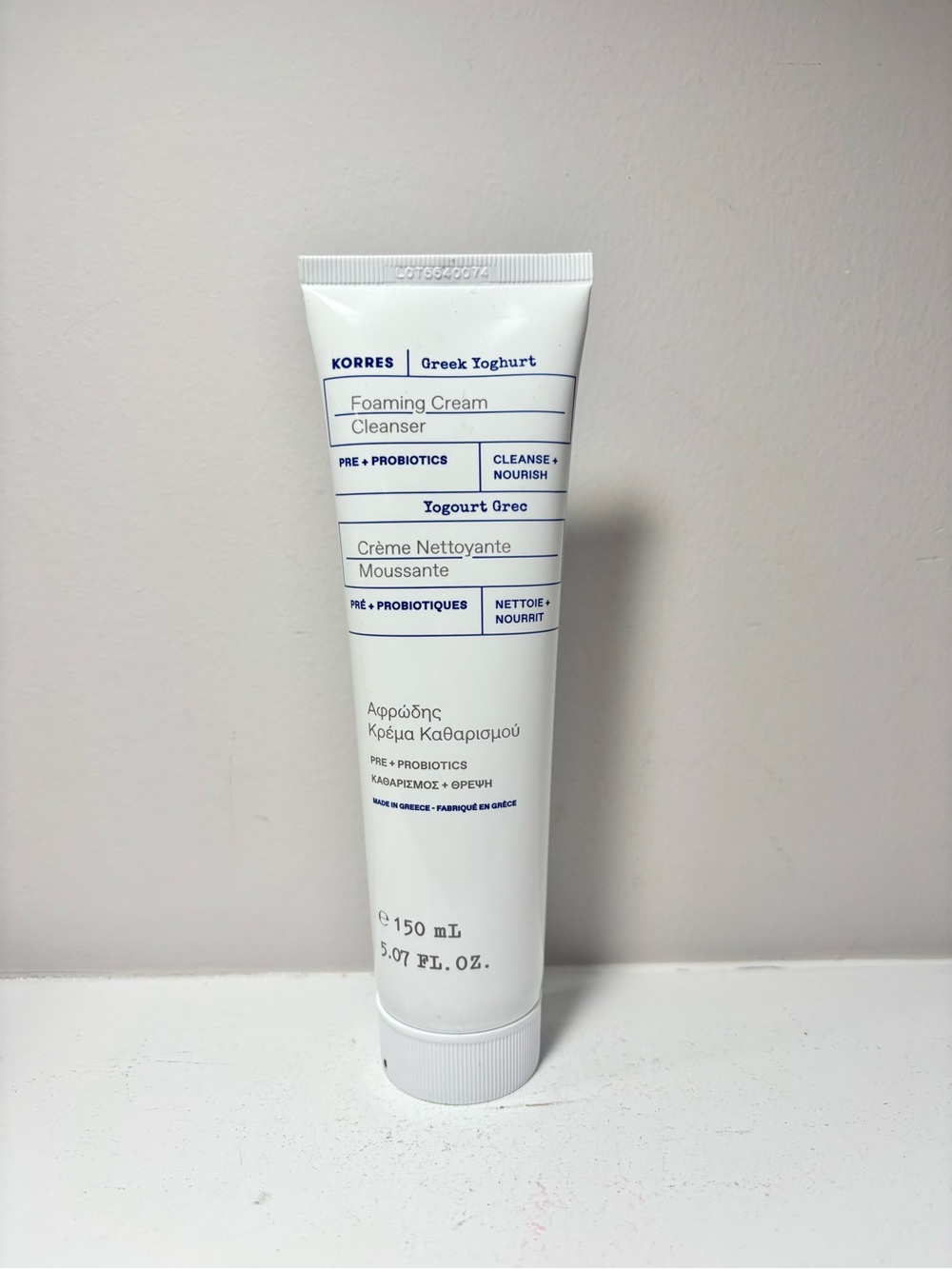 Korres Foaming Cream Cleanser 5.07 Fl Oz New Sealed